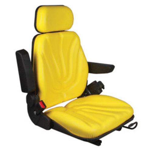  Seat Assembly Slide Track Yellow Vinyl - image 5