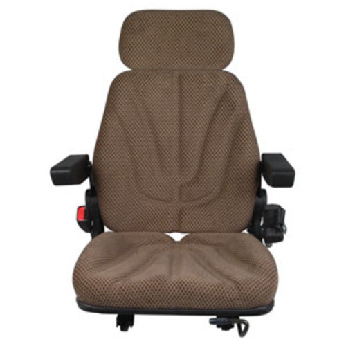  Seat Assembly Slide Track Brown Checkered Cloth - image 2