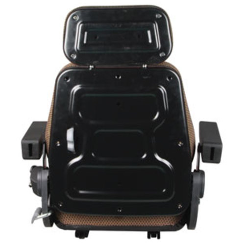  Seat Assembly Slide Track Brown Checkered Cloth - image 4