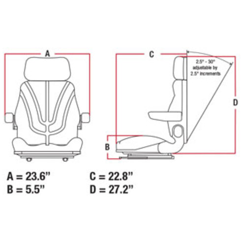  Seat Assembly Slide Track Brown Cloth - image 5