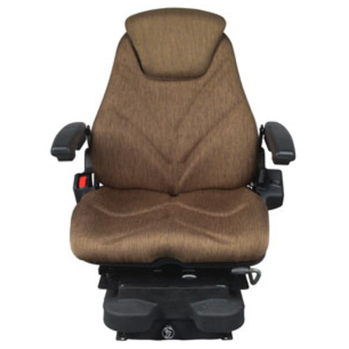  Seat Assembly Low Profile Air Suspension Brown Cloth - image 2