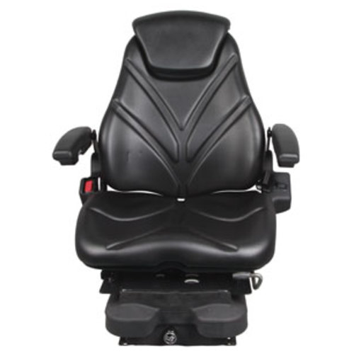  Seat Assembly Low Pro Air Suspension Black Vinyl - image 2