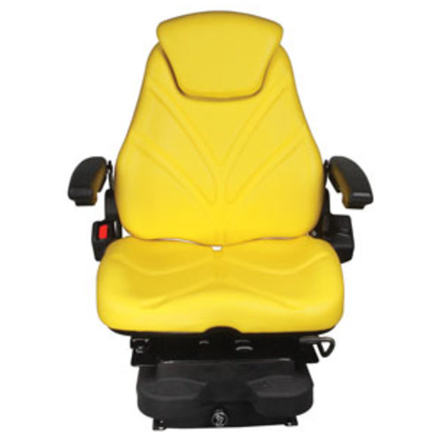  Seat Assembly Low Pro Air Suspension Yellow Vinyl - image 2