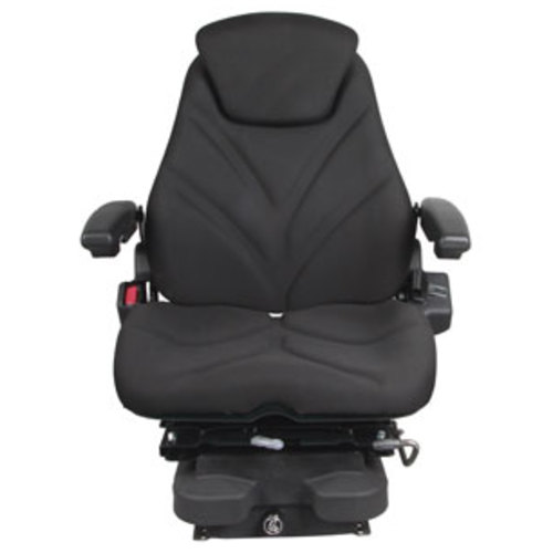  Seat Assembly with Isolator Low Pro Air Suspension Black Cloth - image 2