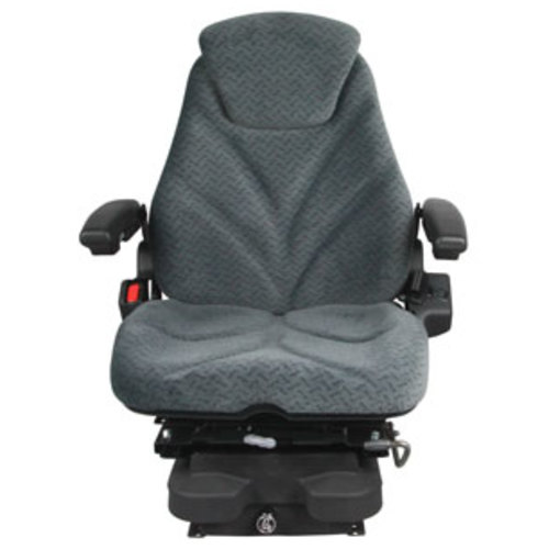  Seat Assembly with Isolator Low Pro Air Suspension Gray Cloth - image 2