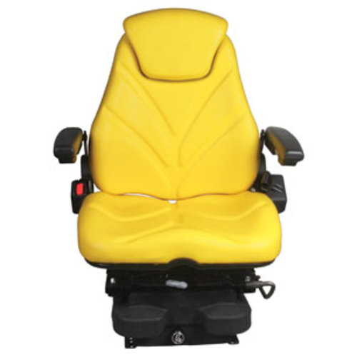  Seat Assembly with Isolator Low Pro Air Suspension Yellow Vinyl - image 2