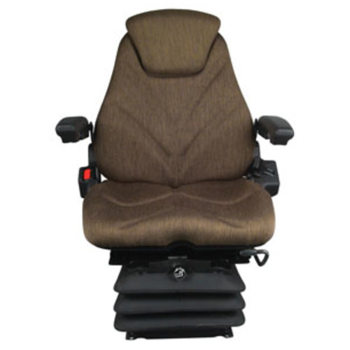  Seat Assembly Air Suspension Brown Cloth - image 2
