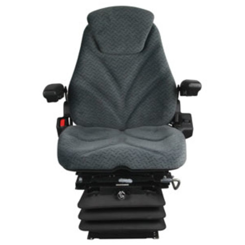  Seat Assembly with Isolator Air Suspension Gray Cloth - image 2