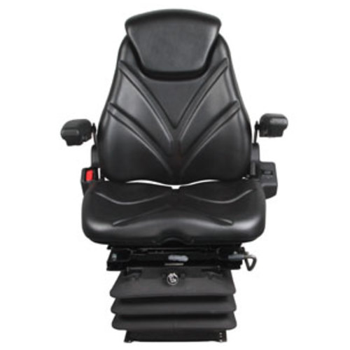  Seat Assembly with Isolator Air Suspension Black Vinyl - image 2