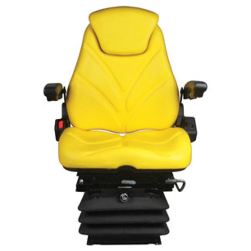  Seat Assembly with Isolator Air Suspension Yellow Vinyl - image 2
