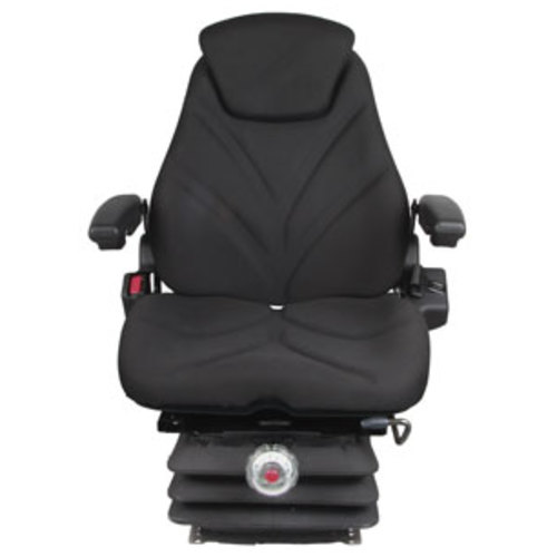  Seat Assembly Mechanical Suspension Black Cloth - image 2