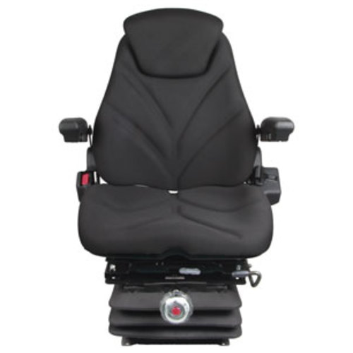 Seat Assembly with Isolator Mechanical Suspension Black Cloth - image 2