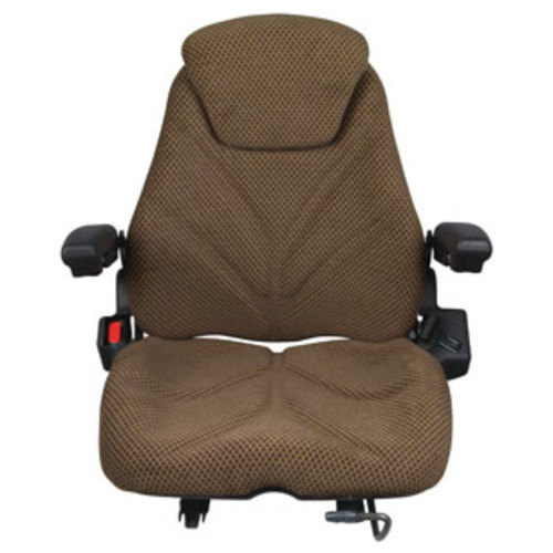  Seat Assembly Slide Track Brown Checkered Cloth - image 2