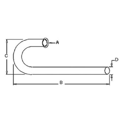 Ford New Holland Vertical Exhaust Pipe - image 2