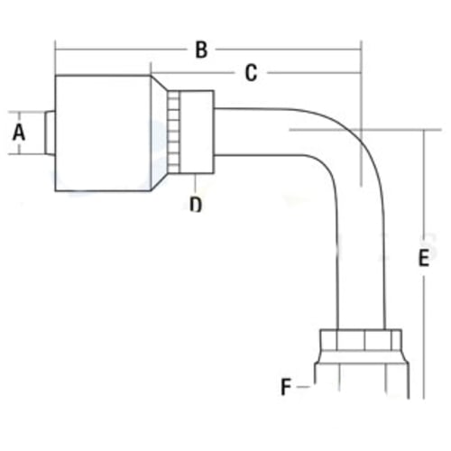  Female Seal Lok Swivel 90° Elbow Fitting - image 2