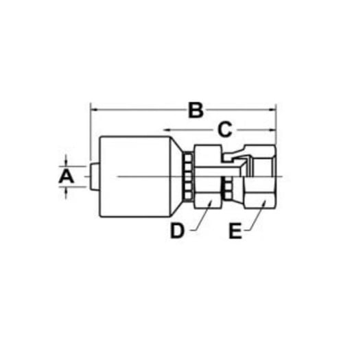 HW Series HW JX Female JIC 37° Swivel Pipe - image 2