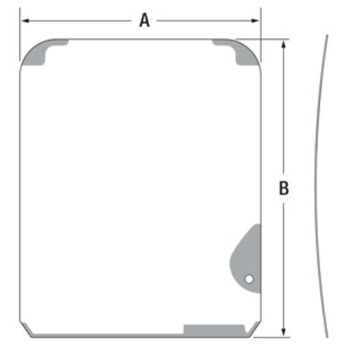  Upper Front Cab Glass - image 2