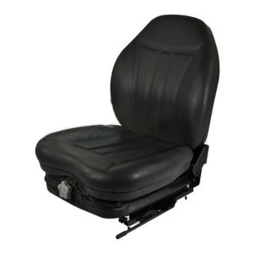 375 Black Vinyl High Back Industrial Seat with Suspension - image 1