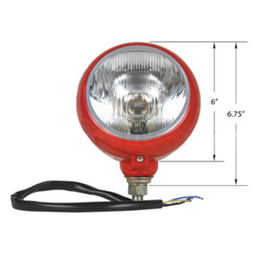 Massey Ferguson Red Headlamp Assembly - image 2