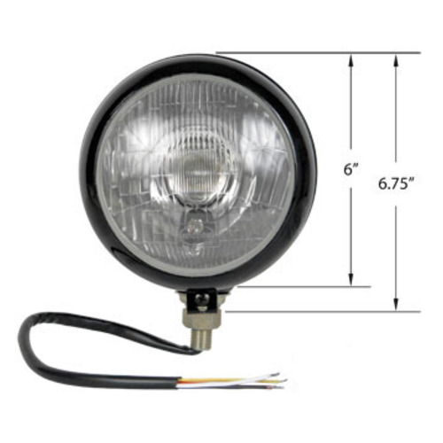 Case-IH Black Headlamp Assembly - image 2