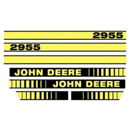 John Deere Jd2955 Hood Decal Set Farm Parts Store 7098