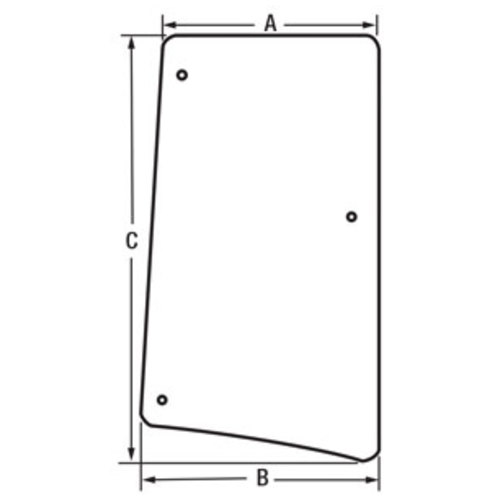  Glass Tiltable Side Window RH - image 2