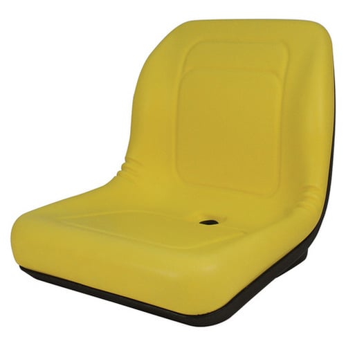 Yellow Michigan Style Lawn Tractor Seat to fit John Deere Kubota Bobcat Yanmar F 