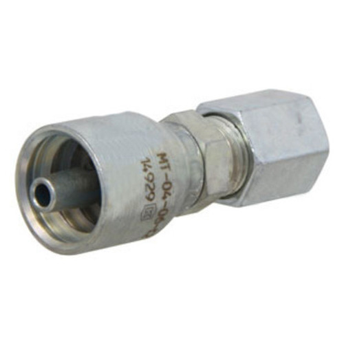Grip Style Crimp-On Fitting MT-04-06-K2 (HW-MT) FLARELESS COMPRE - image 1