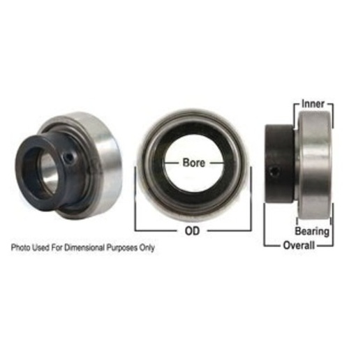 thumbnail image 2 of Premium RA100RR Insert Bearing With Collar - 1" ID - Replaces JD8597, 513016, 38348-01 2 of 4