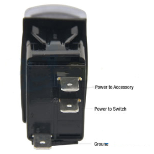  Rectangle Rocker Switch 3 Terminal - image 2