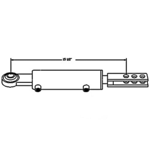 Ford New Holland Hydraulic Side Link Cylinder - image 2