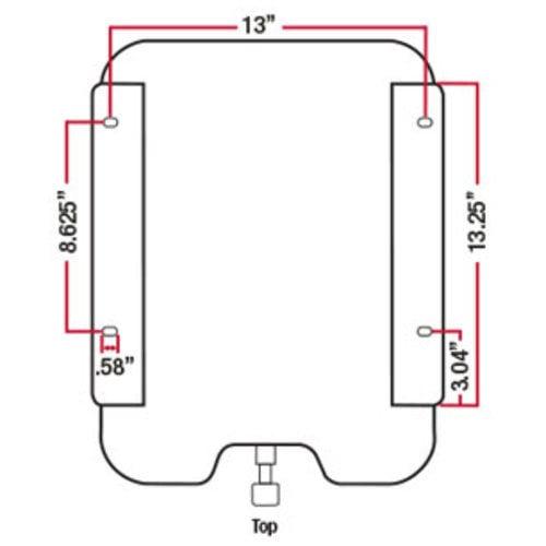  Seat Mechanical Suspension Low Profile Wide Base - image 4