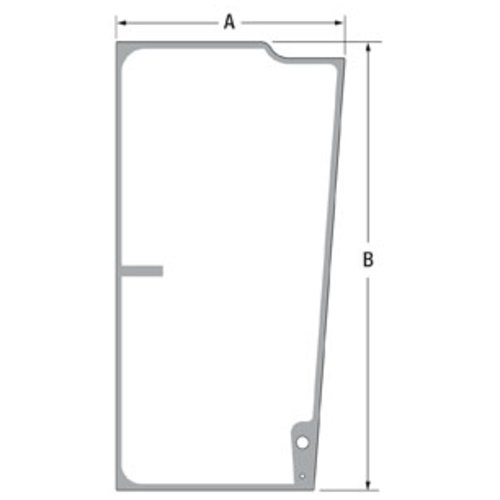 John Deere Cab Door Glass RH - image 2