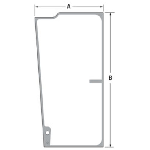 John Deere Cab Door Glass LH - image 2