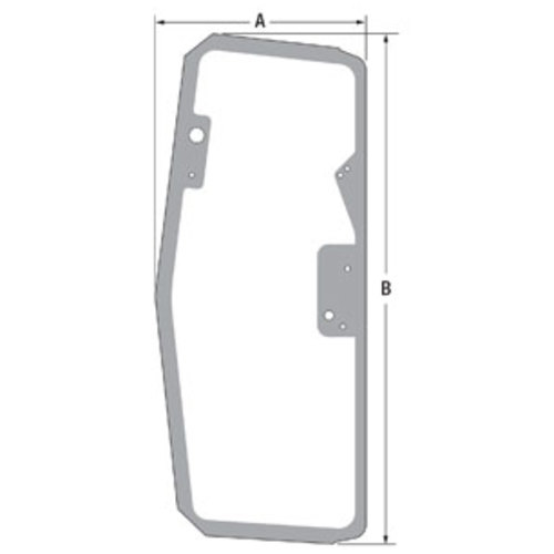 John Deere Cab Door Glass RH - image 2