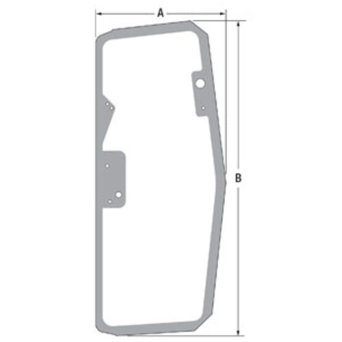 John Deere Cab Door Glass LH - image 2