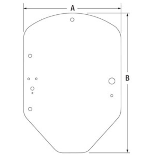 John Deere Cab Door Glass - image 2