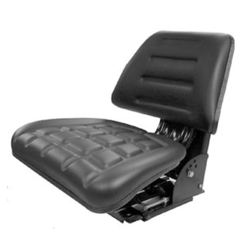 John Deere Trapezoid Flip Up Back Black Seat - image 1