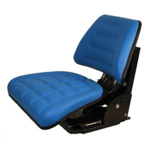 Ford New Holland Trapezoid Back Blue Flip Seat - image 1