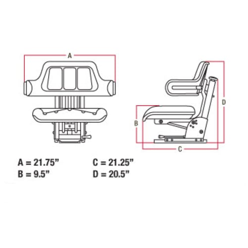 John Deere Seat with Arms - image 2