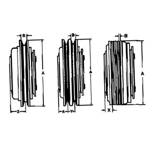  Sanden Double Groove Clutch - image 4