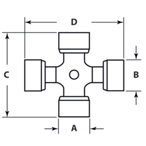 Walterscheid Cross & Bearing Repair Metric Kit Rc Bp2 W2200 - image 2