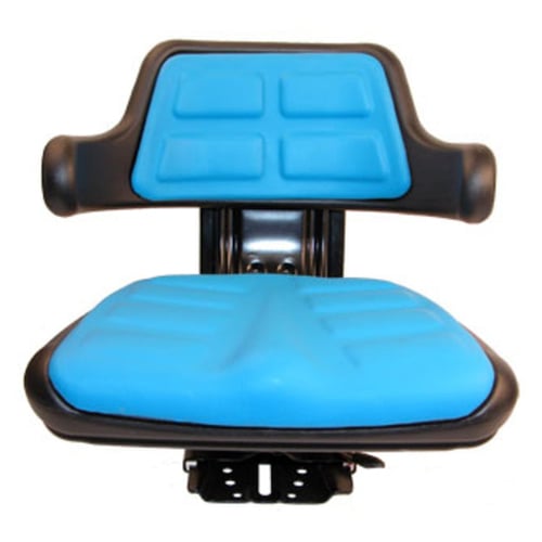 Ford New Holland Wrap Around Back Blue Seat - image 1