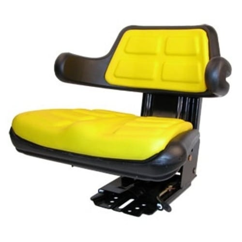 John Deere Wrap Around Back Yellow Seat - image 1
