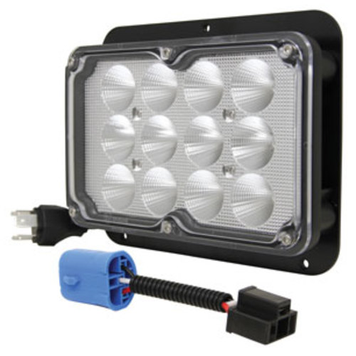  LED Work Lamp Flood / Spot Combo Hi / Low Rectangle - image 2