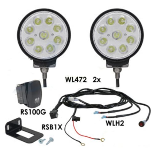  LED Trapezoid Work Light Set of 2 - image 2