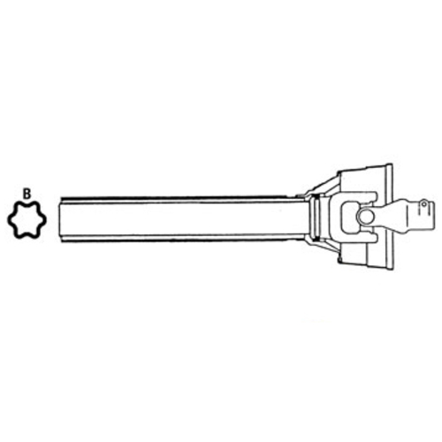 Walterscheid Implement Half Shaft 1 3/8" 6 Spline AS Lock - image 2