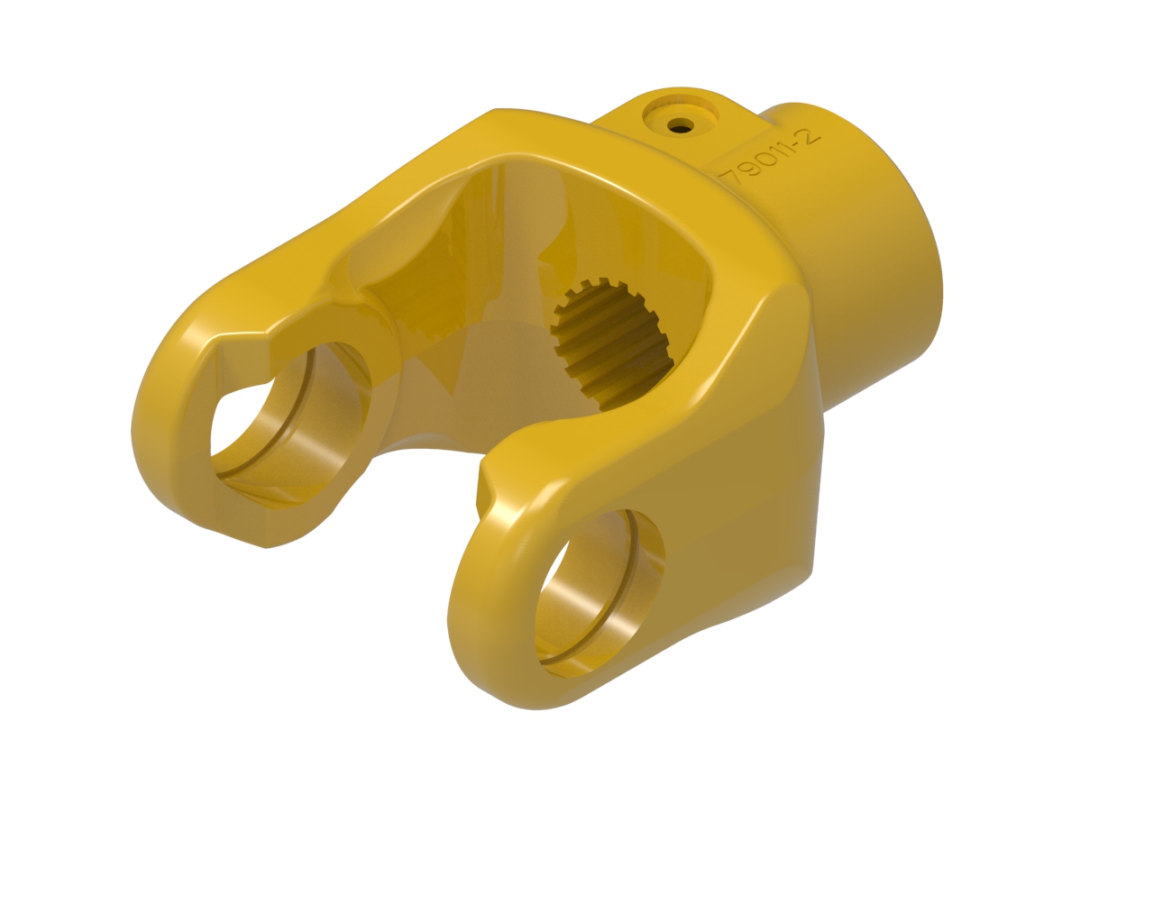 A-W041378-AI Tractor Yoke, Splined 1 3/8