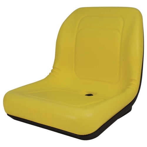 Two Yellow Michigan Seats Made to Fit John Deere Gator Lawn Tractor 